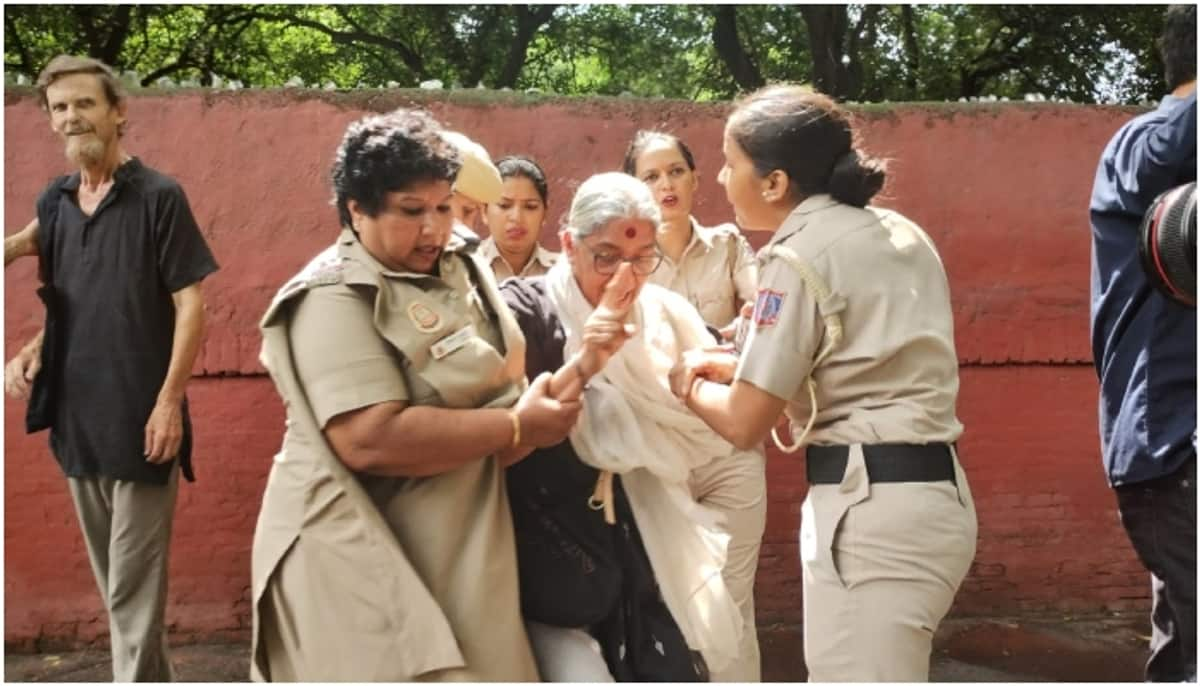 Harassed by police, tore clothes, first time in 35 years; Annie Raja against Delhi Police on arrest during the Palestine Solidarity Event 