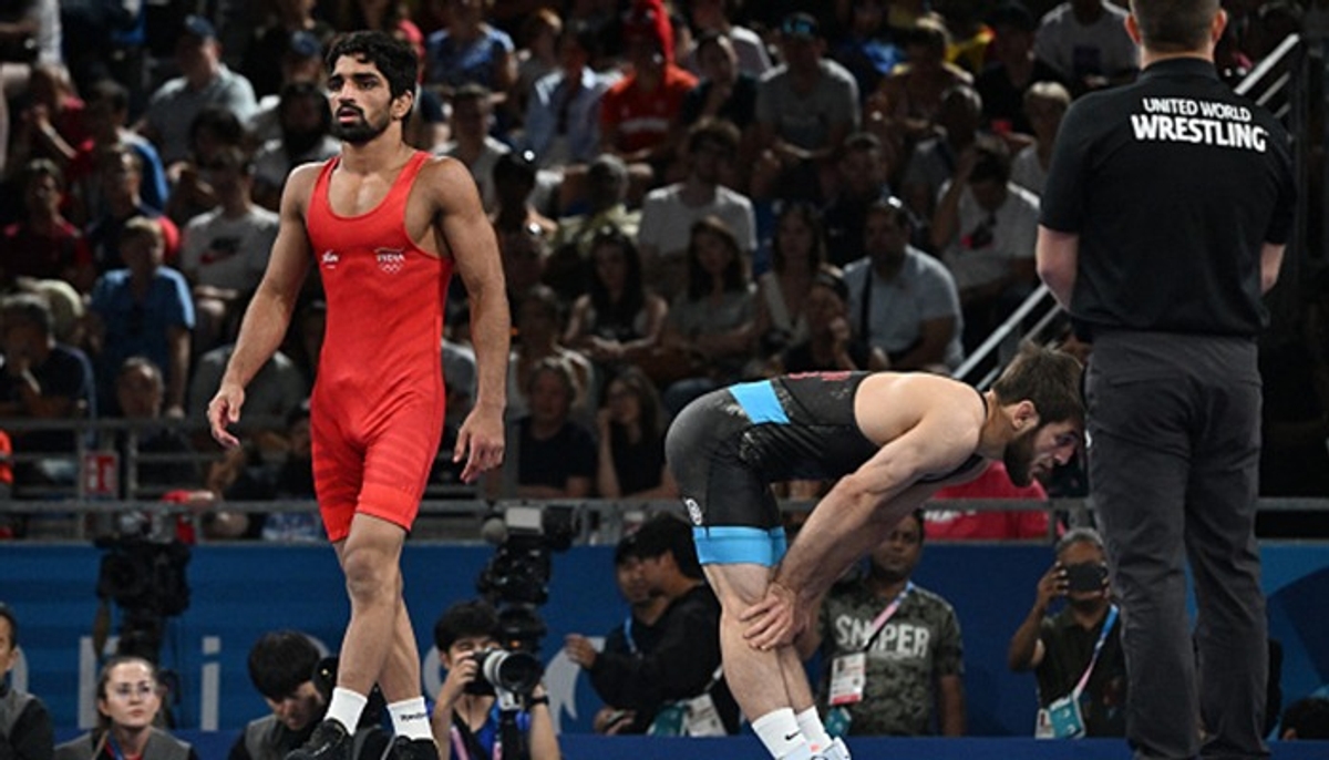 Wrestling Paris Olympics 2024: Aman Sehrawat wins bronze medal in men's 57 freestyle wrestling scr