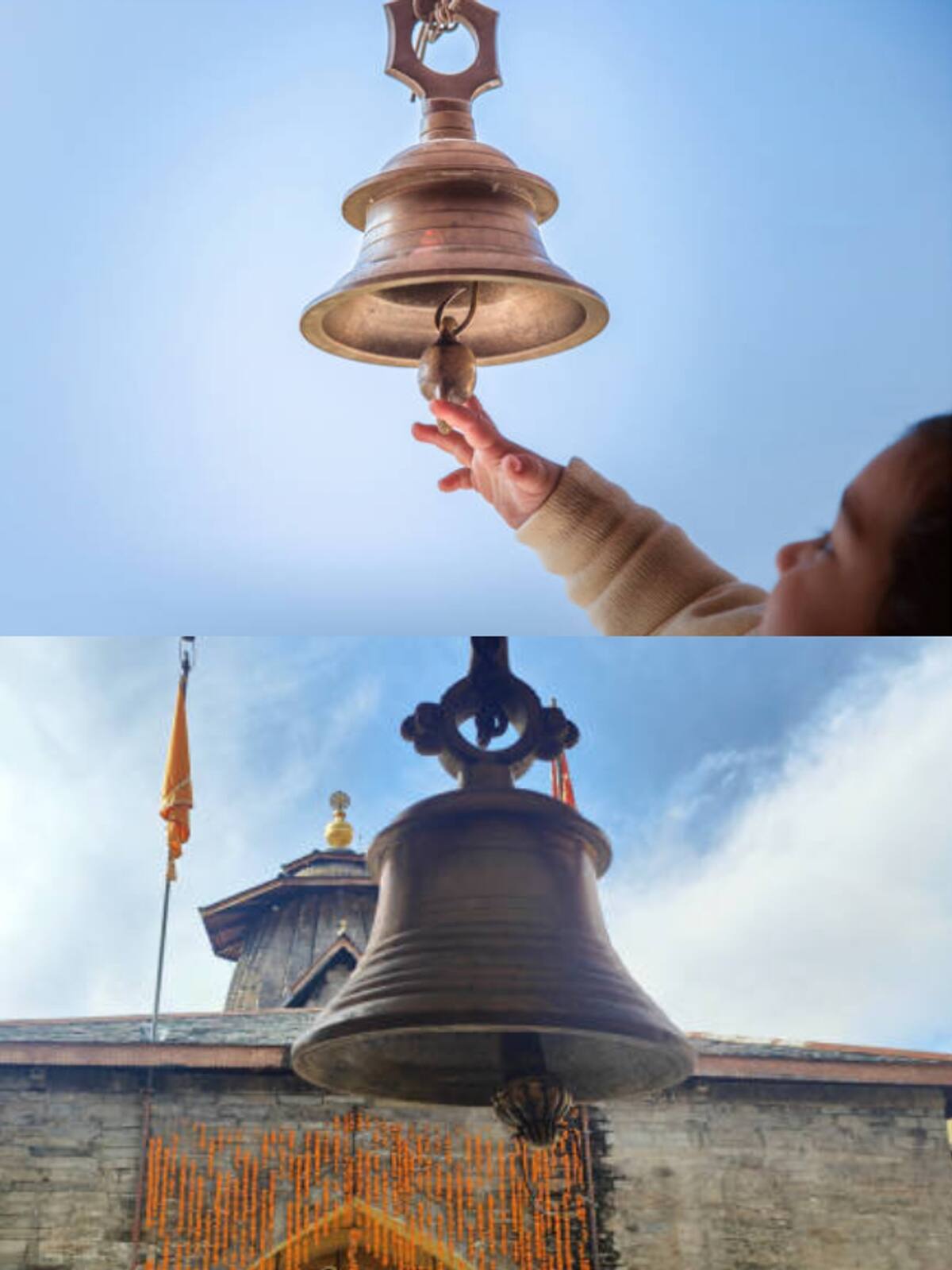 Why do we ring bells in temples? anr