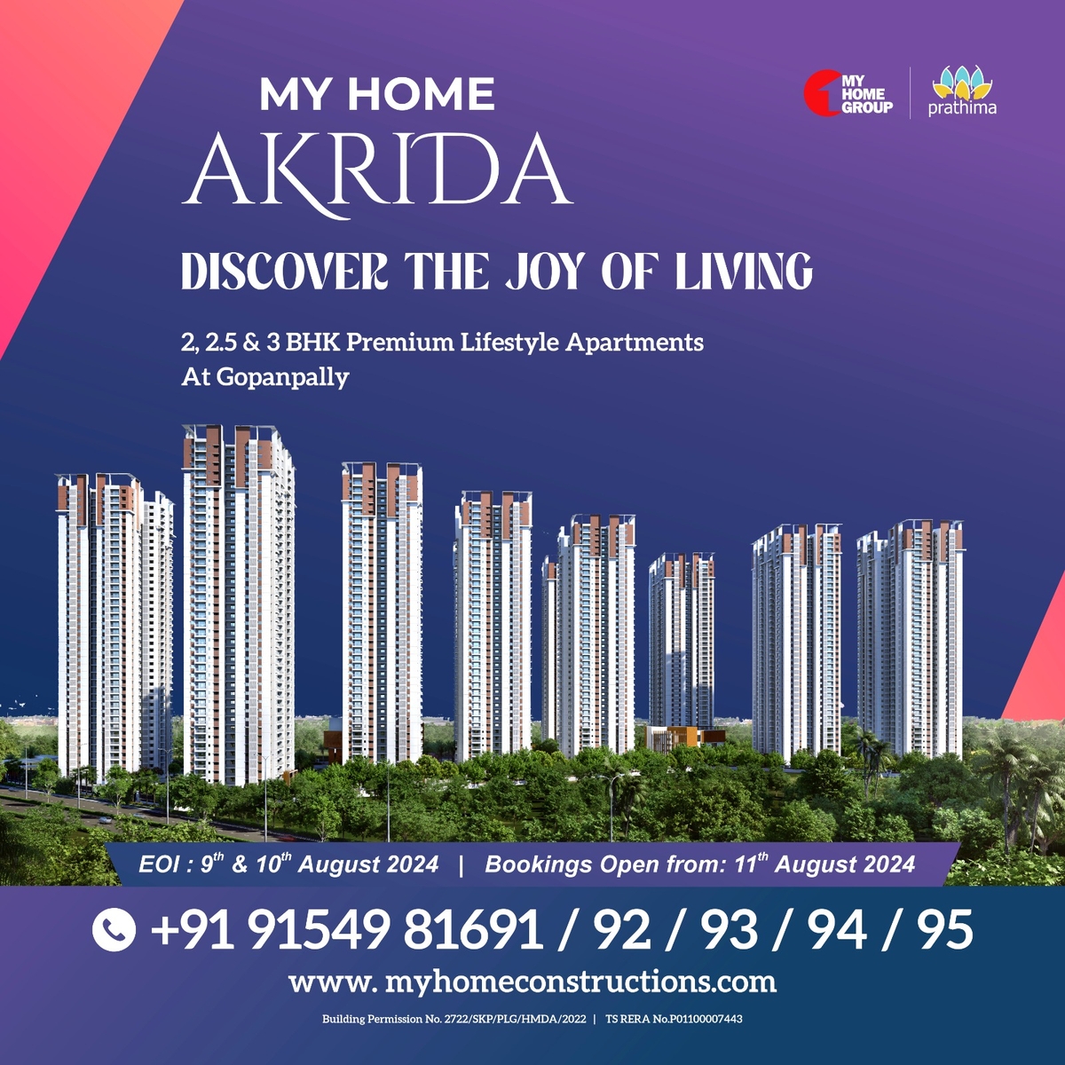 My Home AKRIDA: A Premium Residential Project Offering Ultimate Comfort in Hyderabad GVR