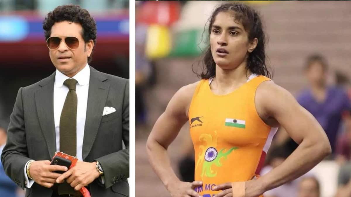 Deserving of paris Olympics 2024 silver medal : Sachin Tendulkar backs Indian wrestler Vinesh Phogat RMA