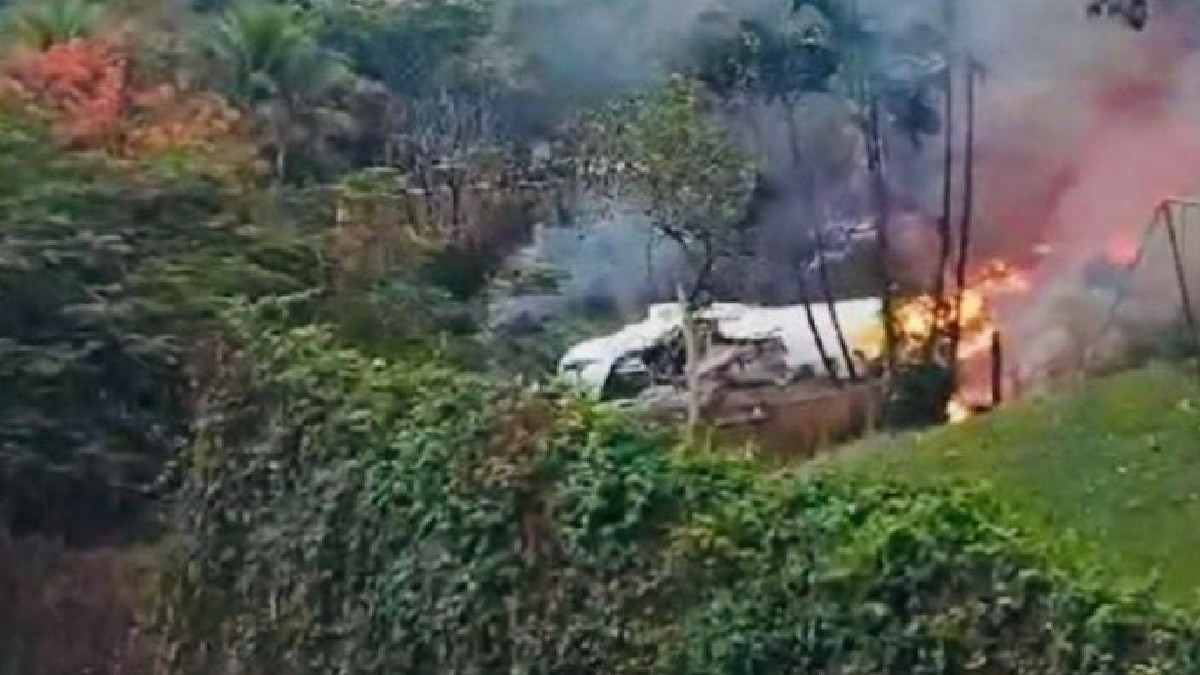 Brazil tragedy: Drone footage shows plane crash site as eyewitnesses recount horror that killed 61 (WATCH) snt