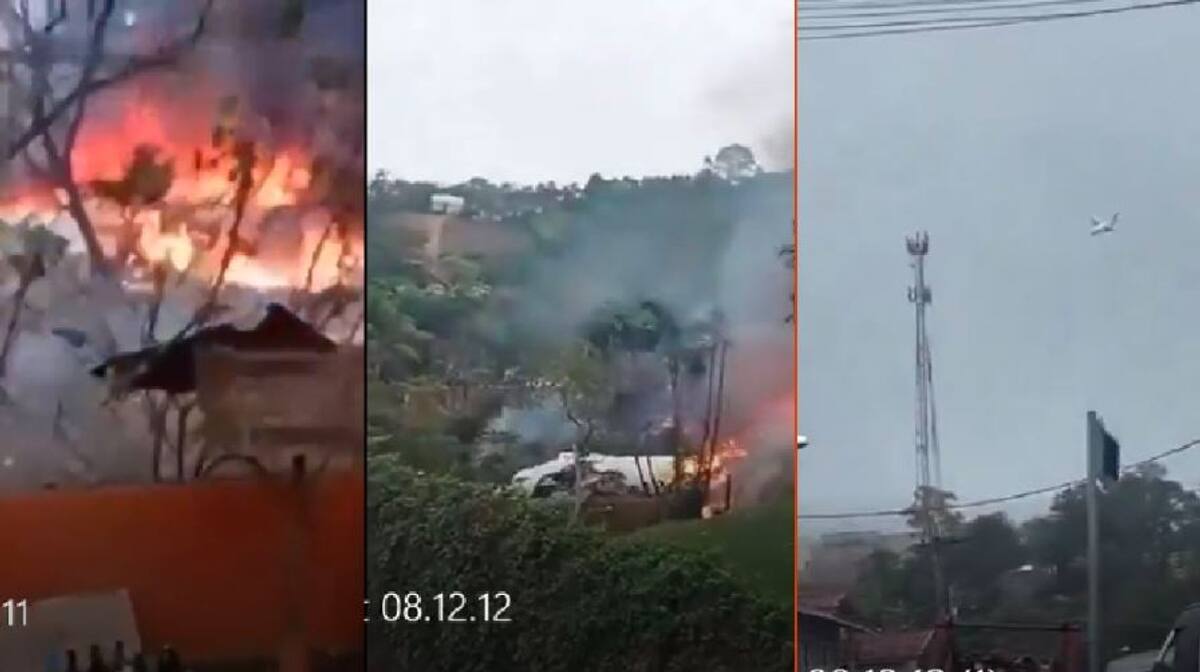 61 Onboard Brazil Aircraft crash near Sao Paulo all passenger killed incident captured in camera akb