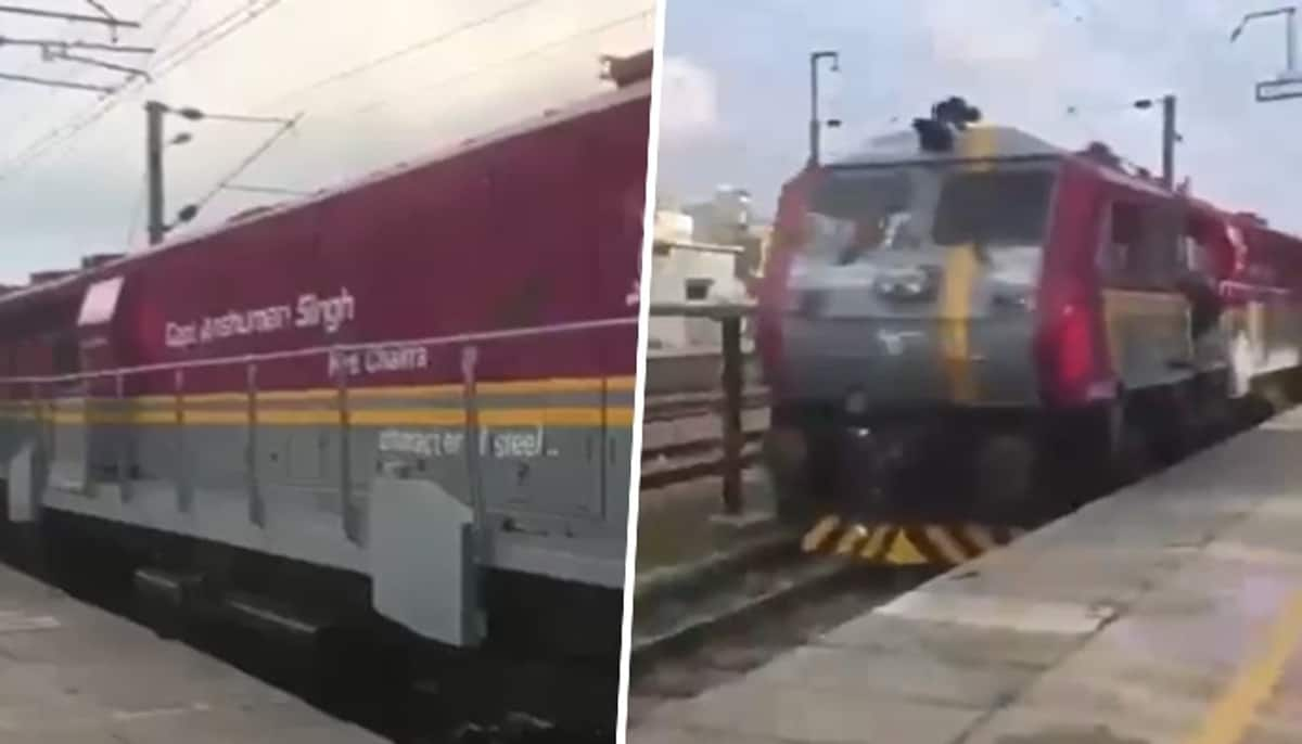 Indian Railways honours Captain Anshuman Singh with special locomotive dedication for Siachen valour (WATCH) snt