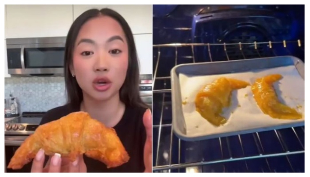 new viral food trending in social media rice paper croissant