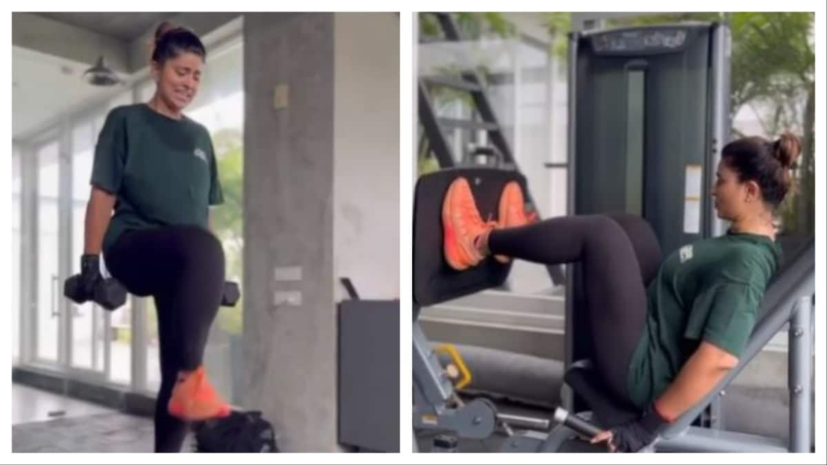 Actress Sneha Gym Work out Video Goes viral mma