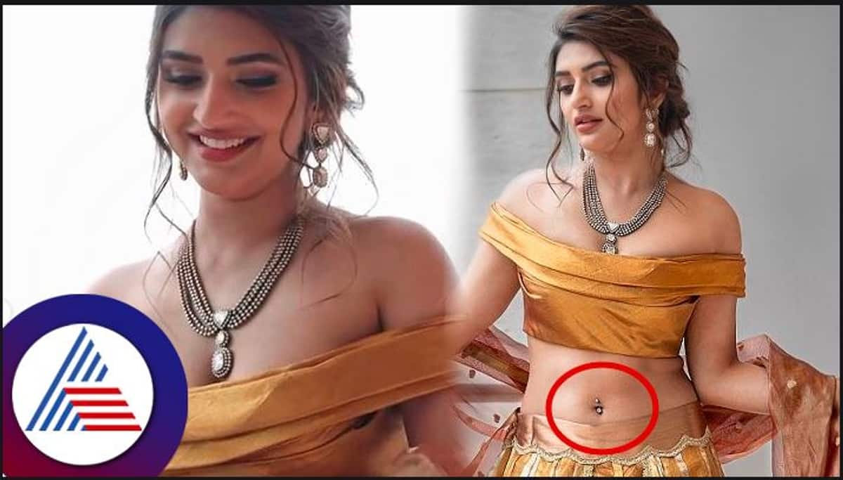 Kannada actress Sreeleela gets belly botton pierced netizens ask health questions vcs