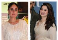 chikankari saree suit idea from Kareena Kapoor and Tamanna Bhatia raksha bandhan 2024