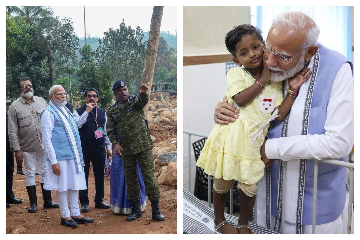 PM Narendra Modi Visit to landslide affected Wayanad Done aerial survey san