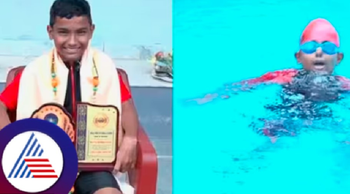 Hadrian Vegas from mangaluru angaluru boy set world record with 26 flips in 37 seconds rav