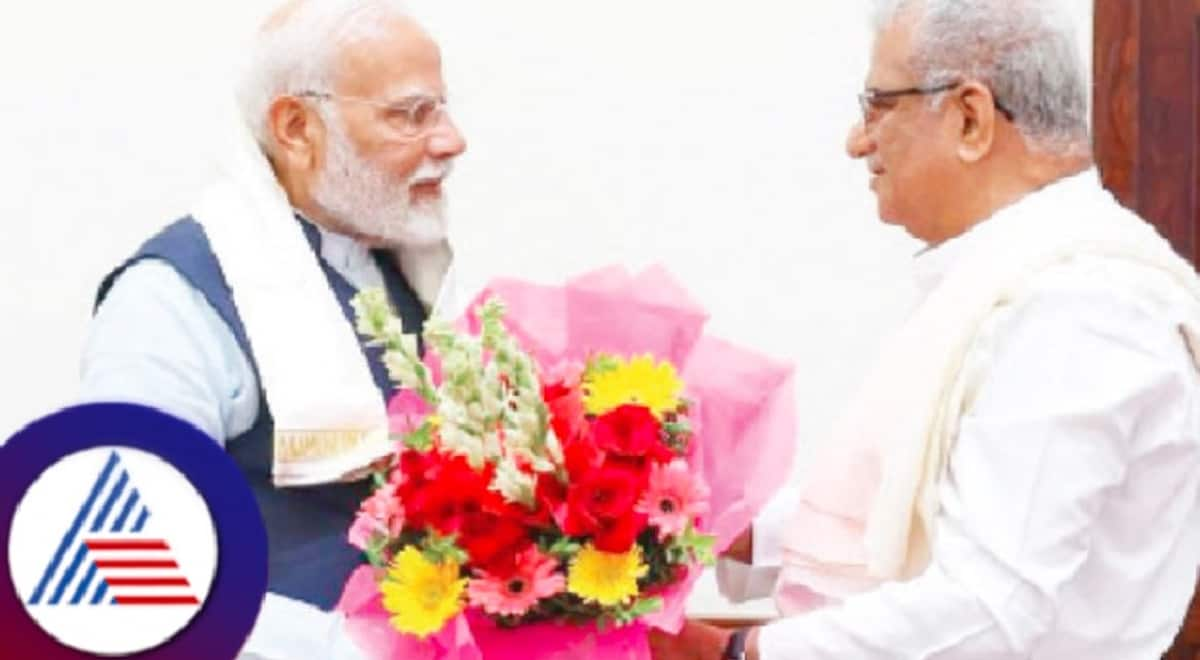 Dharmasthala dharmadhikari dr veerendra heggade met pm modi rav