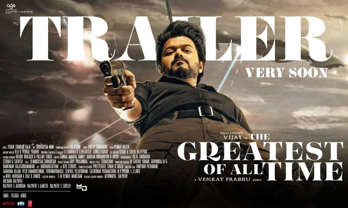 thalapathy vijay starring Goat movie Trailer update mma