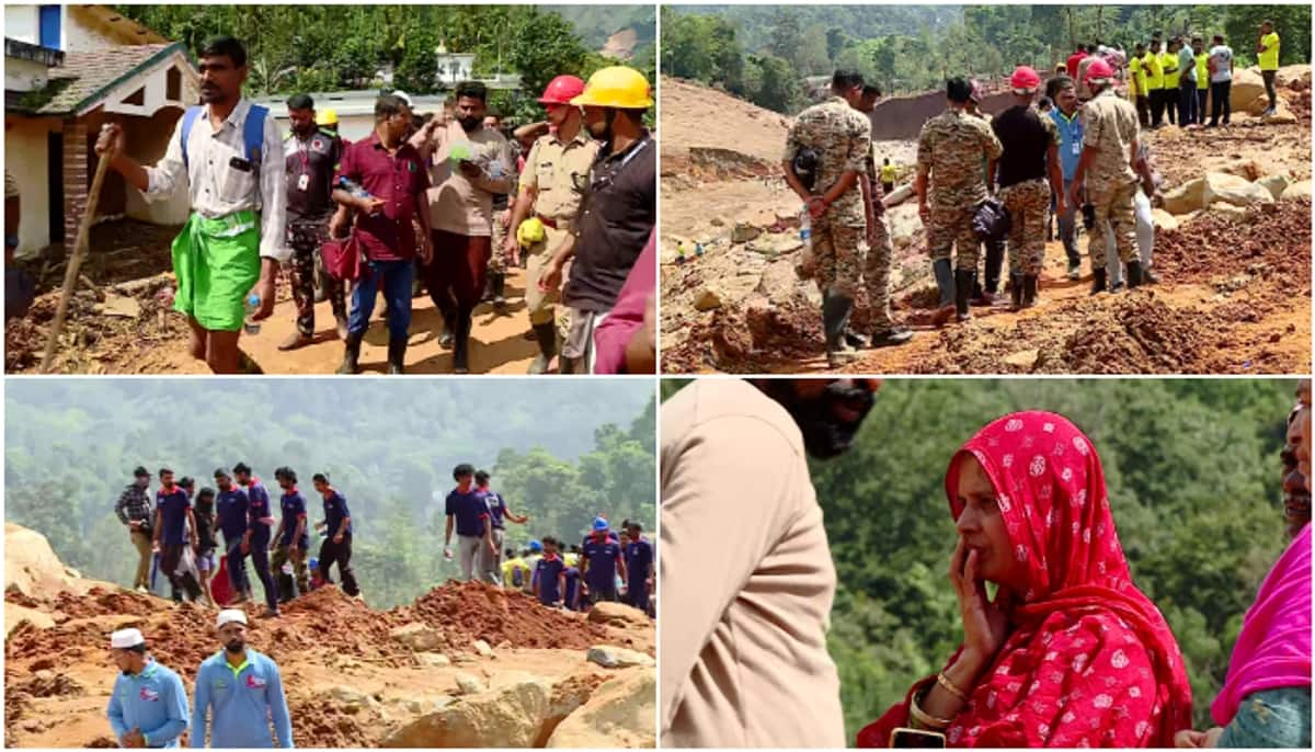 Wayanad Landslide: Body parts recovered as massive search operation begins; 130 people still missing ATG