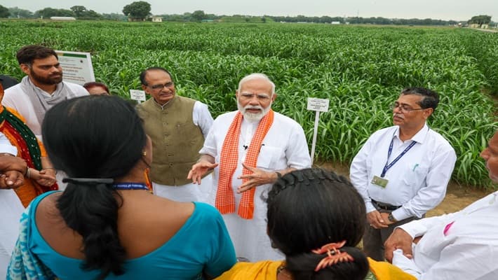 PM Modi released 109 seed varieties with high yielding and climate resilient ckm