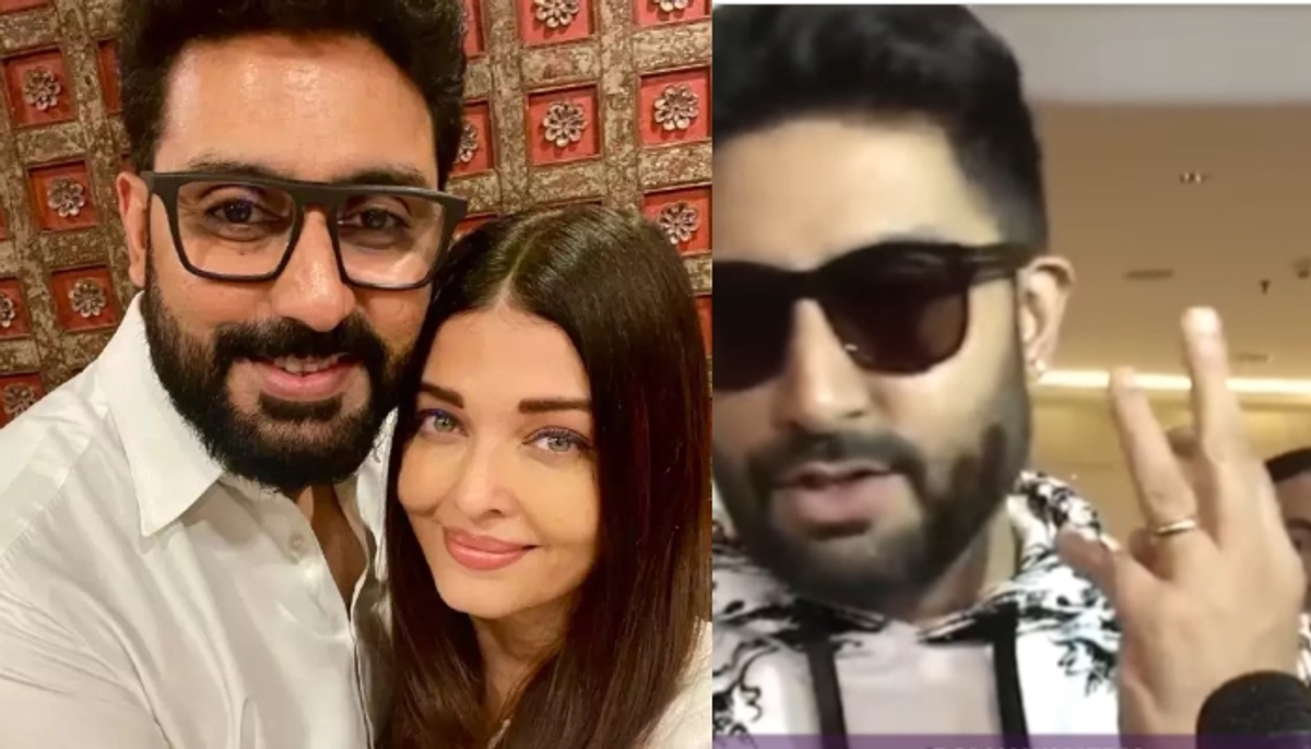 abhishek bachchan breaks silence on news of divorce with aishwarya rai flaunts wedding ring roo