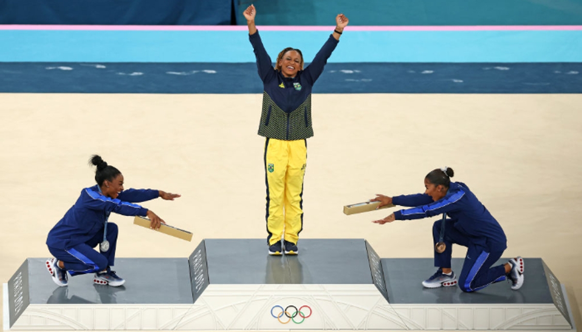 here is the story of brazilian gymnast rebeca andrade