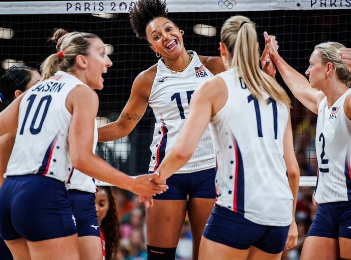 USA, volleyball, Paris Olympics 2024