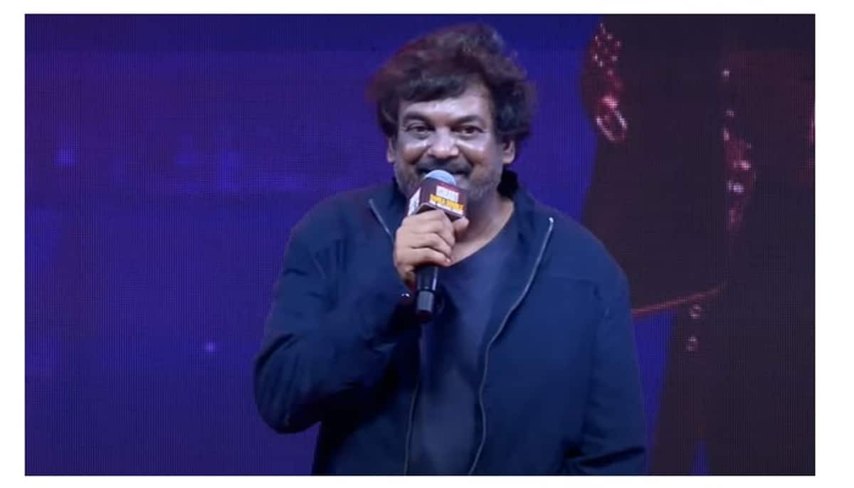 Puri Jagannadh Interesting comments on Vijayendra Prasad at Double ismart Pre release event dtr