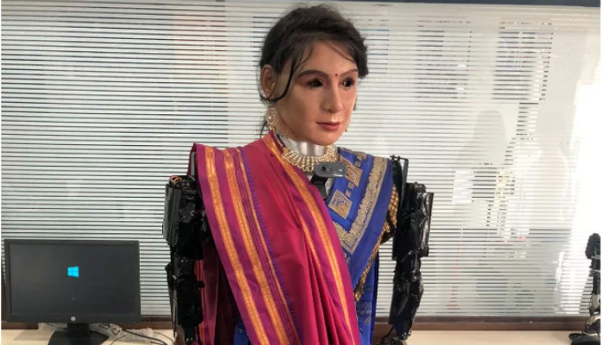 Watch Anushka 2 lakh costs humanoid robot built by students in India