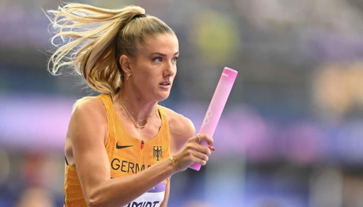 German track star Alica Schmidt, the world's sexiest athlete become instant hit in Paris Olympics 2024