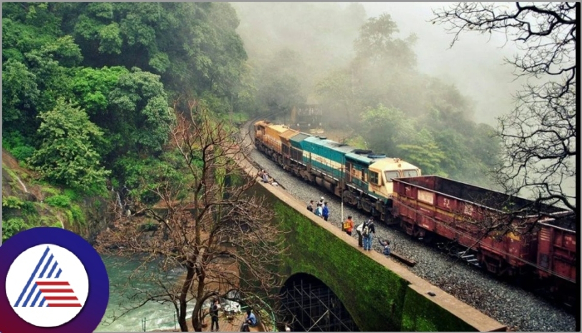 Karnataka Goa trains suspended as goods train derails near Dudhsagar waterfalls vkp