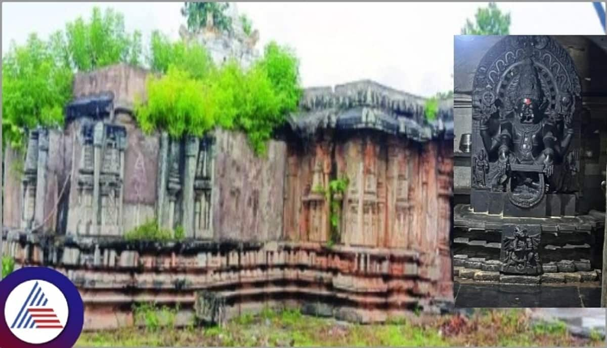 Hoysala Era  Yoga Narasimha Swamy Temple dilapidated condition at halebidu gow