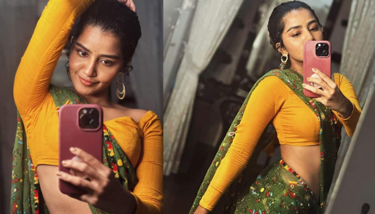 Actress Anupama Parameswaran mirror selfie viral ans