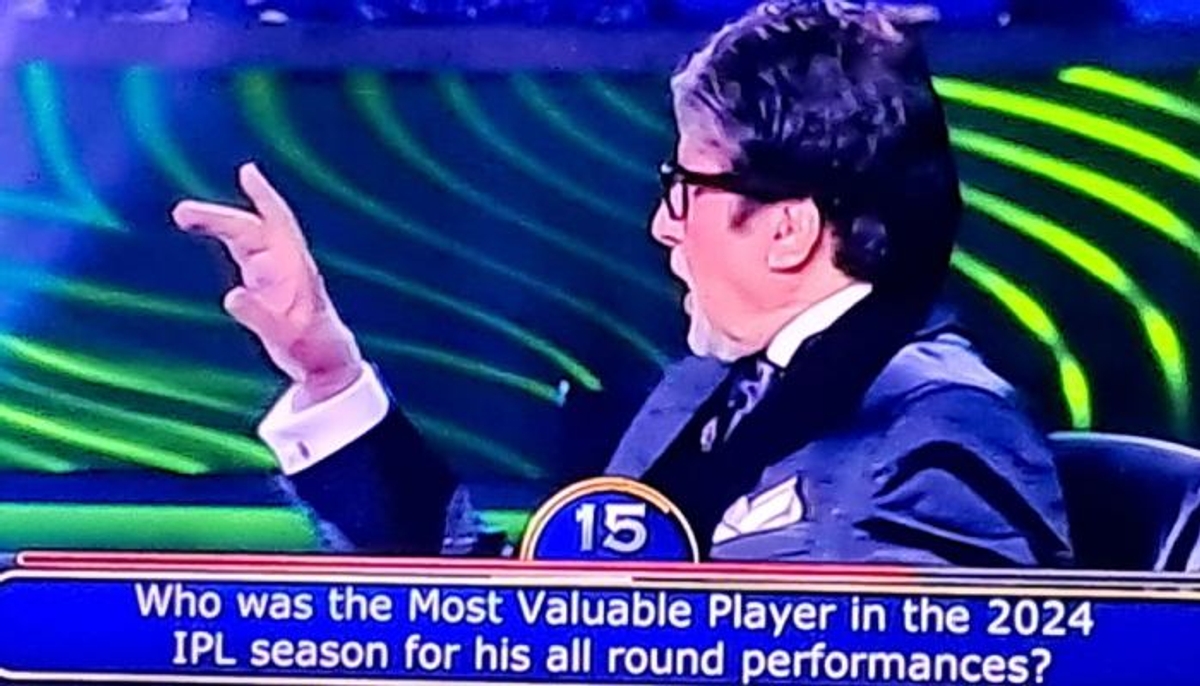 Who is the MVP of IPL 2024, Kaun Banega Crorepati (KBC) to contestant