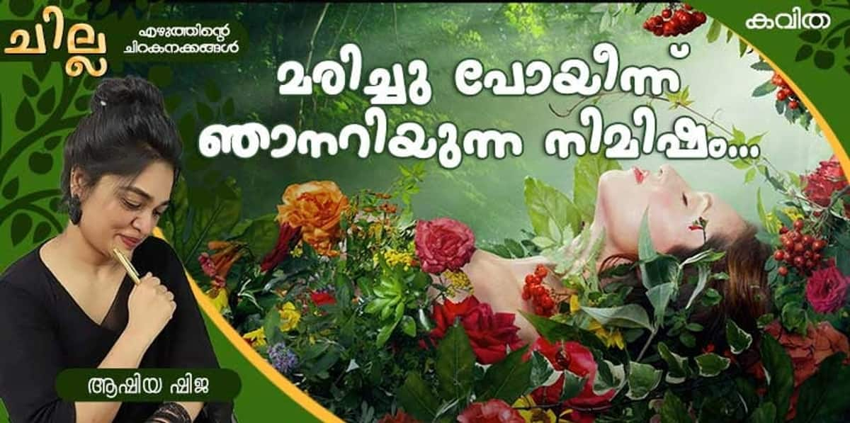 chilla Malayalam poem by Ashiya Shija 