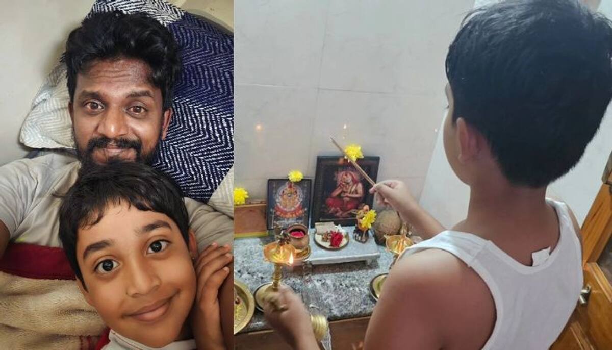 Kirik keerthi emotional post in social media about father son relationship mrq