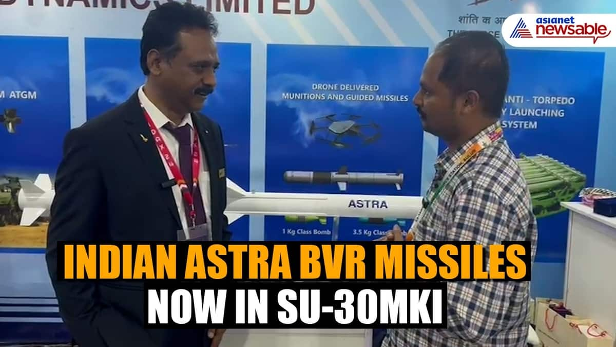 Asianet EXCLUSIVE Indian Astra BVR missiles now in Su-30MKI; integration with Tejas underway (WATCH) AJR