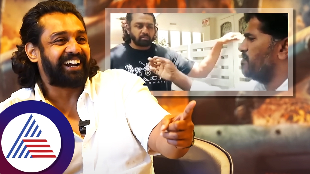 KD actor Dhruva Sarja reaction to fan singing Odro odro idu sarja adda song vcs