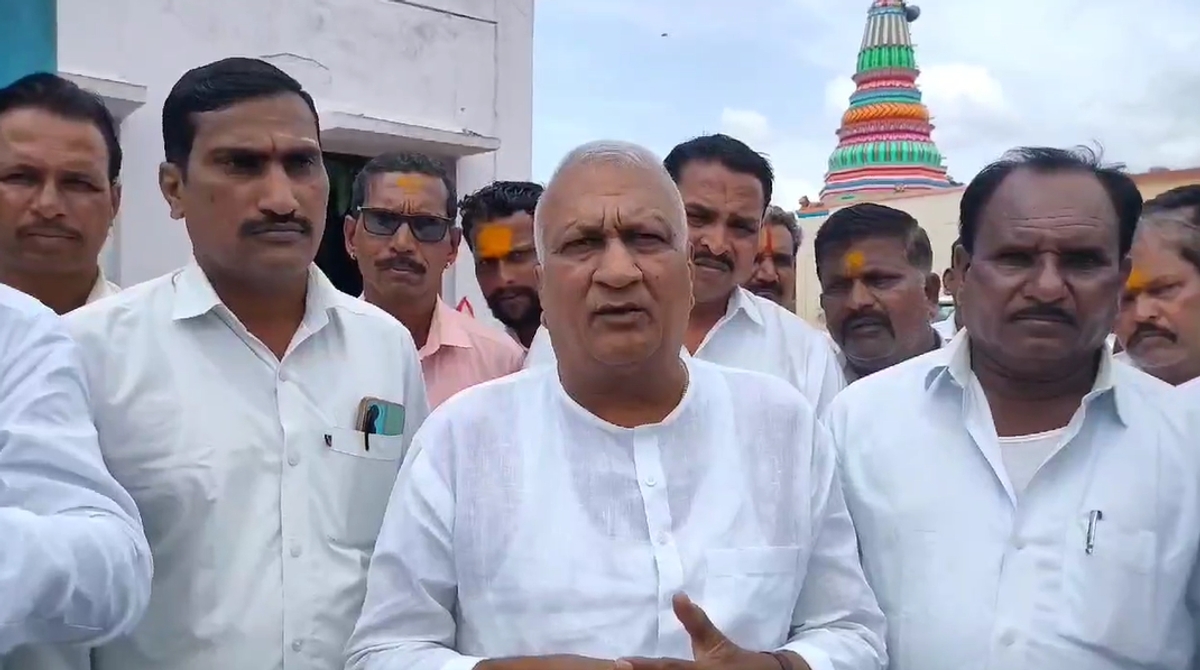 Congress MLA Raju kage statement about state politics at kagawad chikkodi district belgavi rav