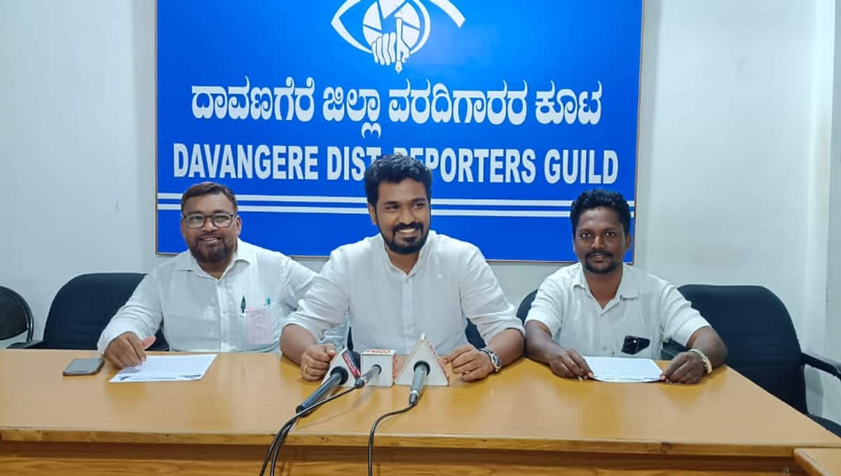 gb vinay kumar criticized the statement of the Congress leaders at davanagere gvd