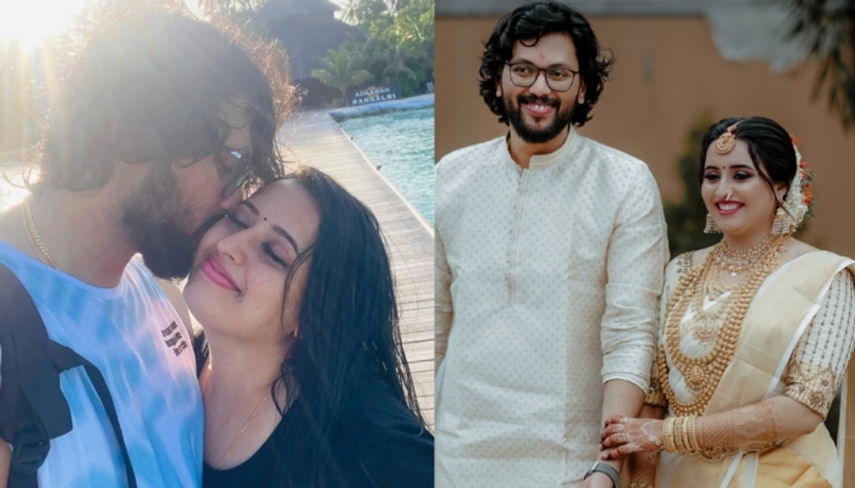 actress aishwarya rajeev shares pic with her husband on instagram