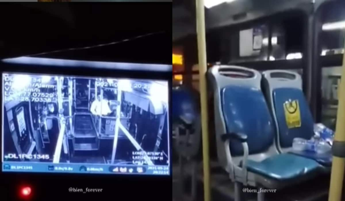 Bus conductor experience ghost chilling moment in Delhi transport bus captured video claims apparition ckm