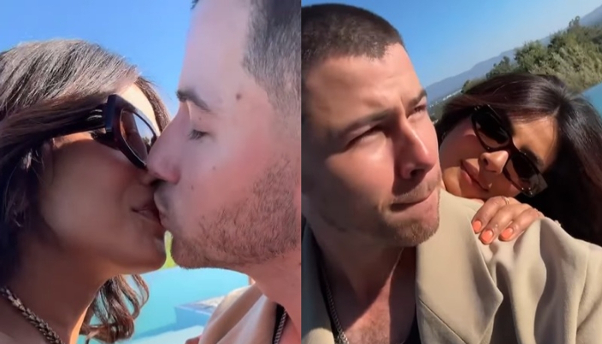 WATCH VIDEO: Priyanka Chopra-Nick Jonas kiss as they cant stop admiring each other! RKK