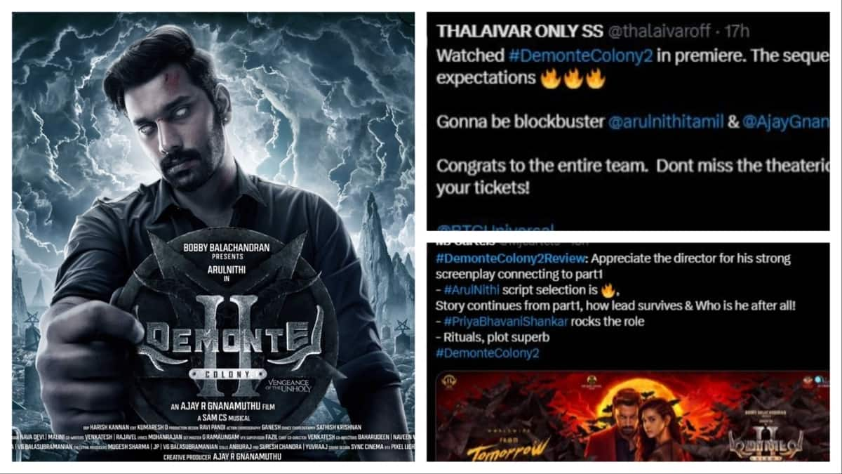 Arulnithi starring Demonte Colony 2 Movie Review mma