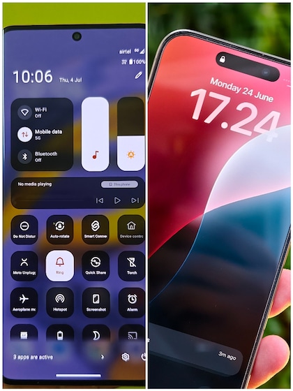 Green dot on phone screen