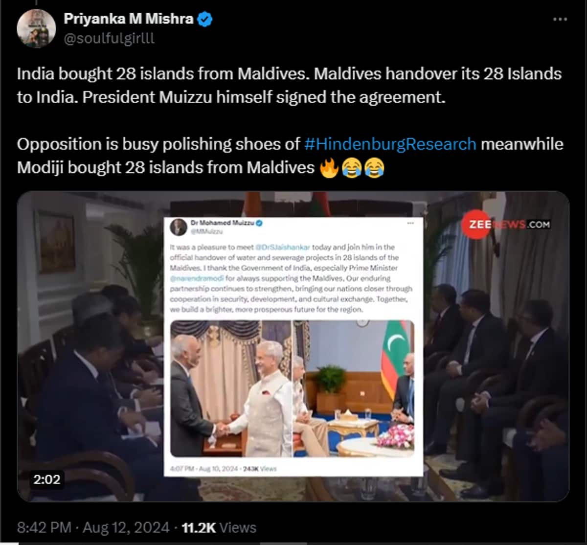 Fact Check Maldives Hand Over 28 Islands To India here is the reality 