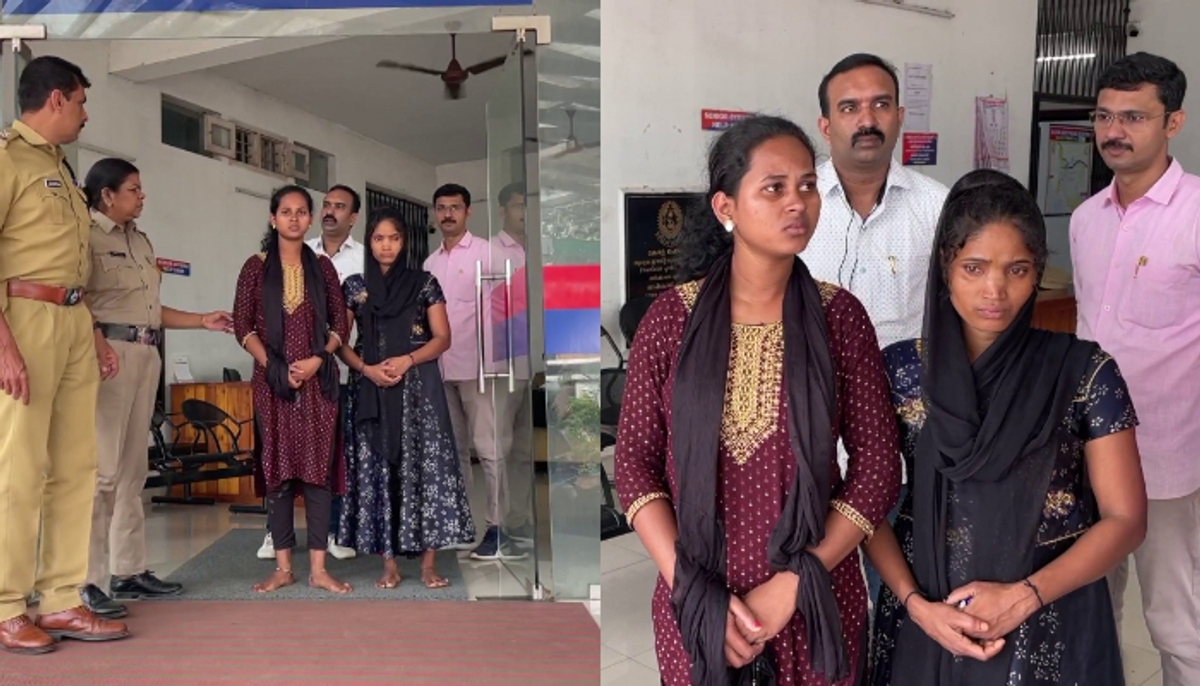 two Odisha native young ladies arrested in aluva railway station with 3 kg kanja