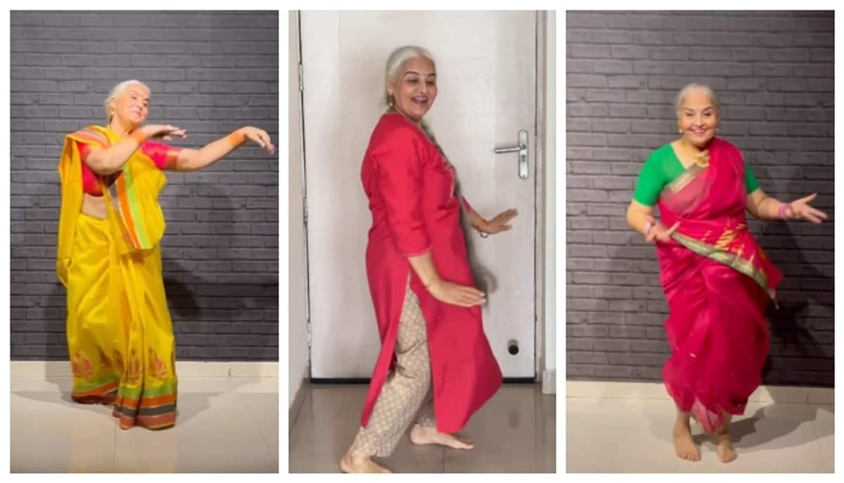 63 year old grandmother with stunning dance moves video goes viral in social media