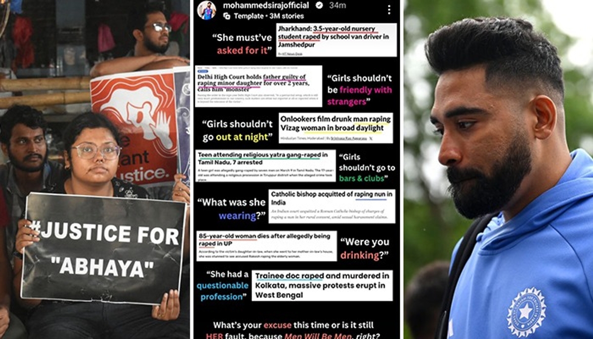 Is it still her fault Mohammed Siraj's hard-hitting Instagram post on brutal Kolkata rape-murder goes viral snt