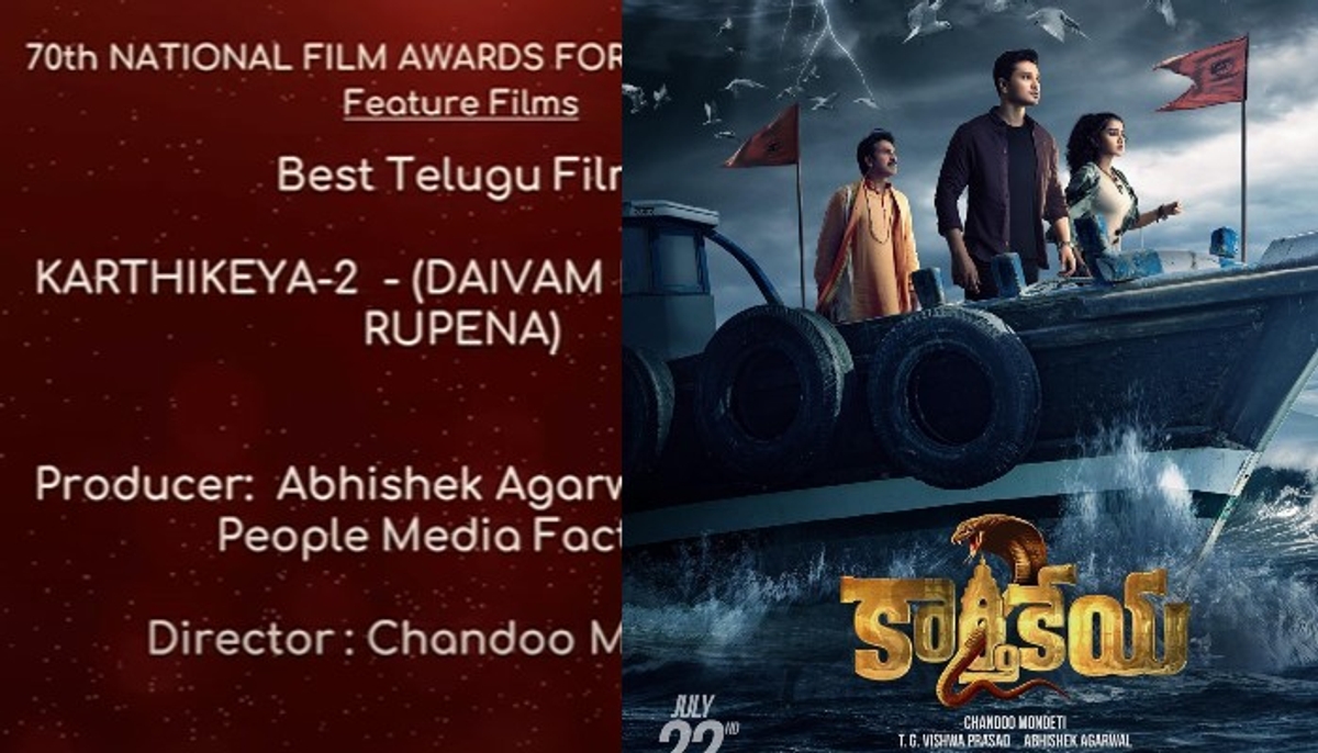 Karthikeya 2 wins national film award as Best Telugu movie dtr