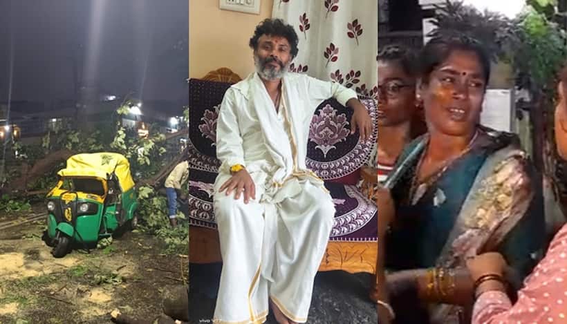 Bengaluru auto driver dies as tree falls on auto in Vijayanagar; Family alleges BBMP, forest officers' neglect