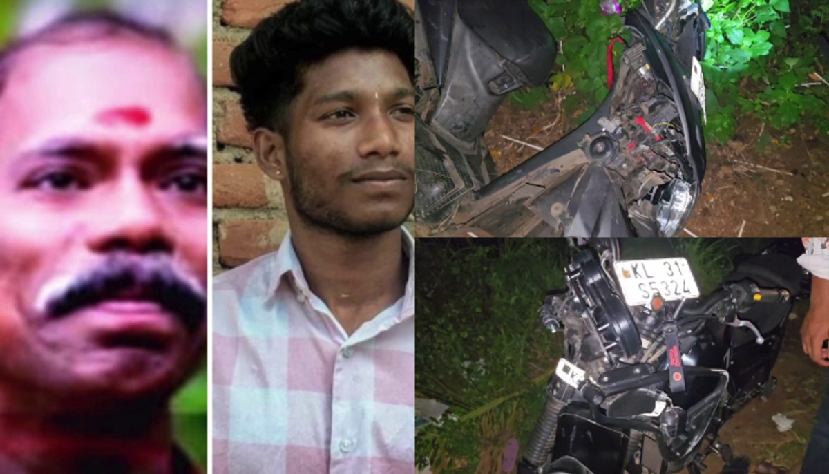 Bike and scooter collide in Thrissur; Two people died and three others were injured