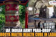 Historic joint operation: IAF, Indian Army successfully para-drop Aarogya Maitri Health Cube in Ladakh (WATCH) AJR