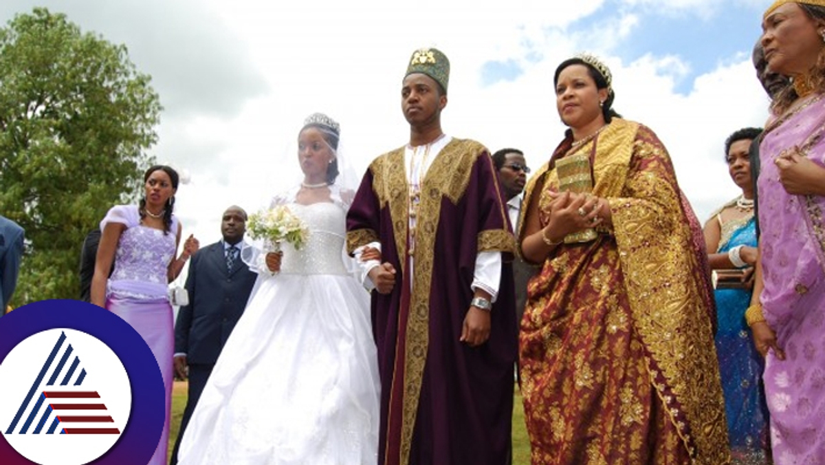 marriage custom in Congo forbids the bride and groom from smiling during entire wedding day suc