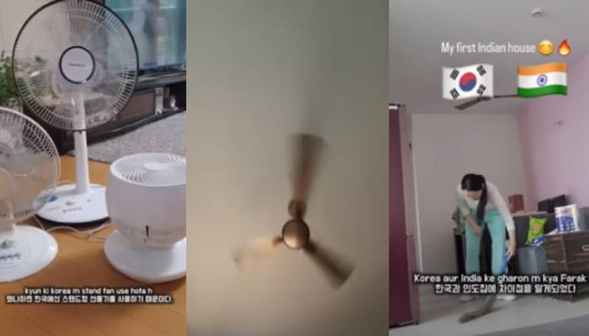 Differences btw indian houses and korean houses viral video 