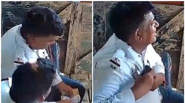 WATCH: Delhi cops suspended after viral video shows bribe money division: inquiry underway NTI